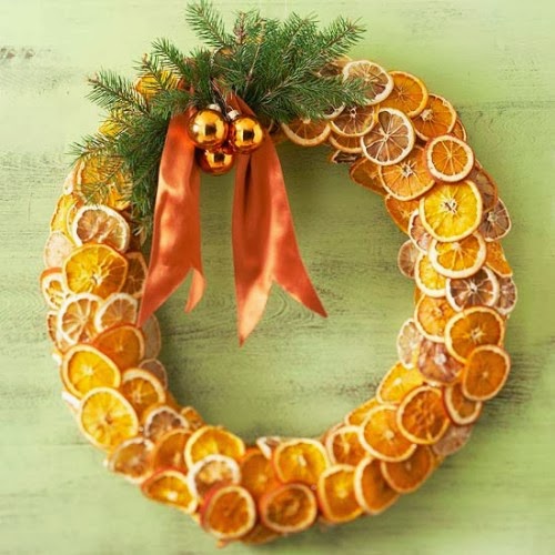naranjasTrucos sencillos para decorar en Navidad 9